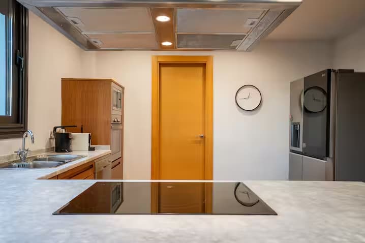alquiler de chalet en meres, cocina