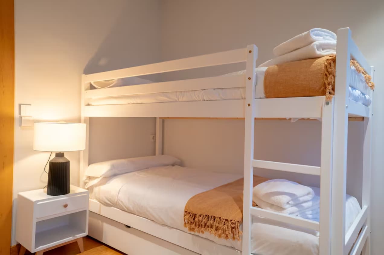 cama litera en el chalet
