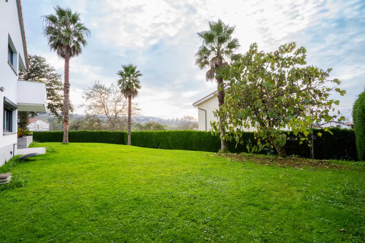 jardín del chalet