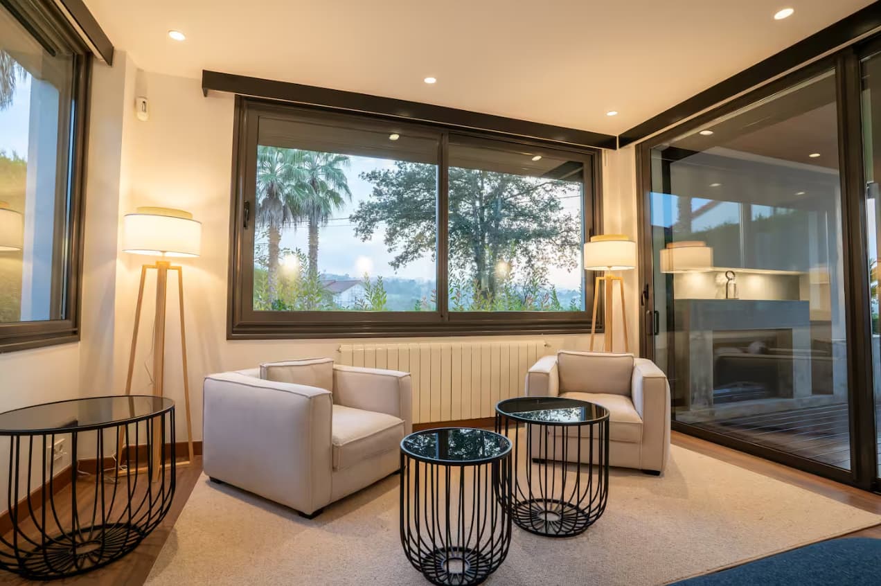 salita de estar chalet meres