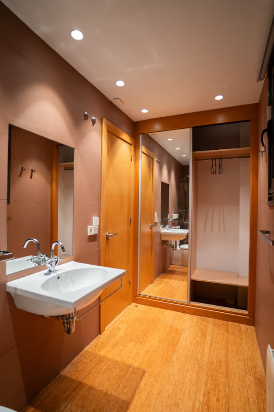 baño reformado en el chalet